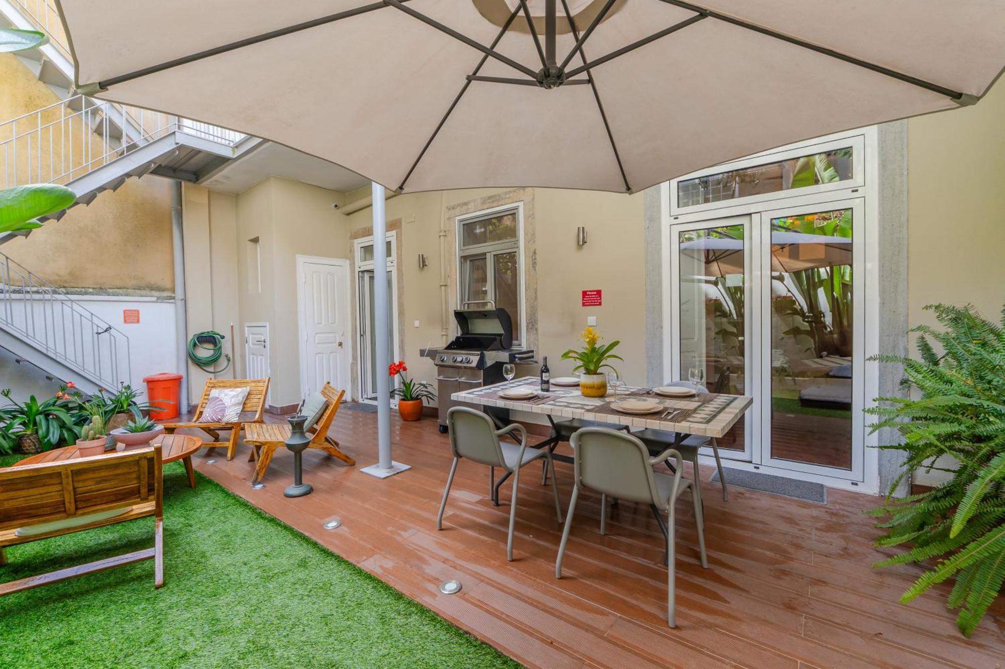 Lisbon Garden Retreat Apartment Exterior photo